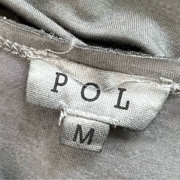 POL Acid Washed Tank with Sequin Front Pocket - Size Medium - Picture 4 of 6